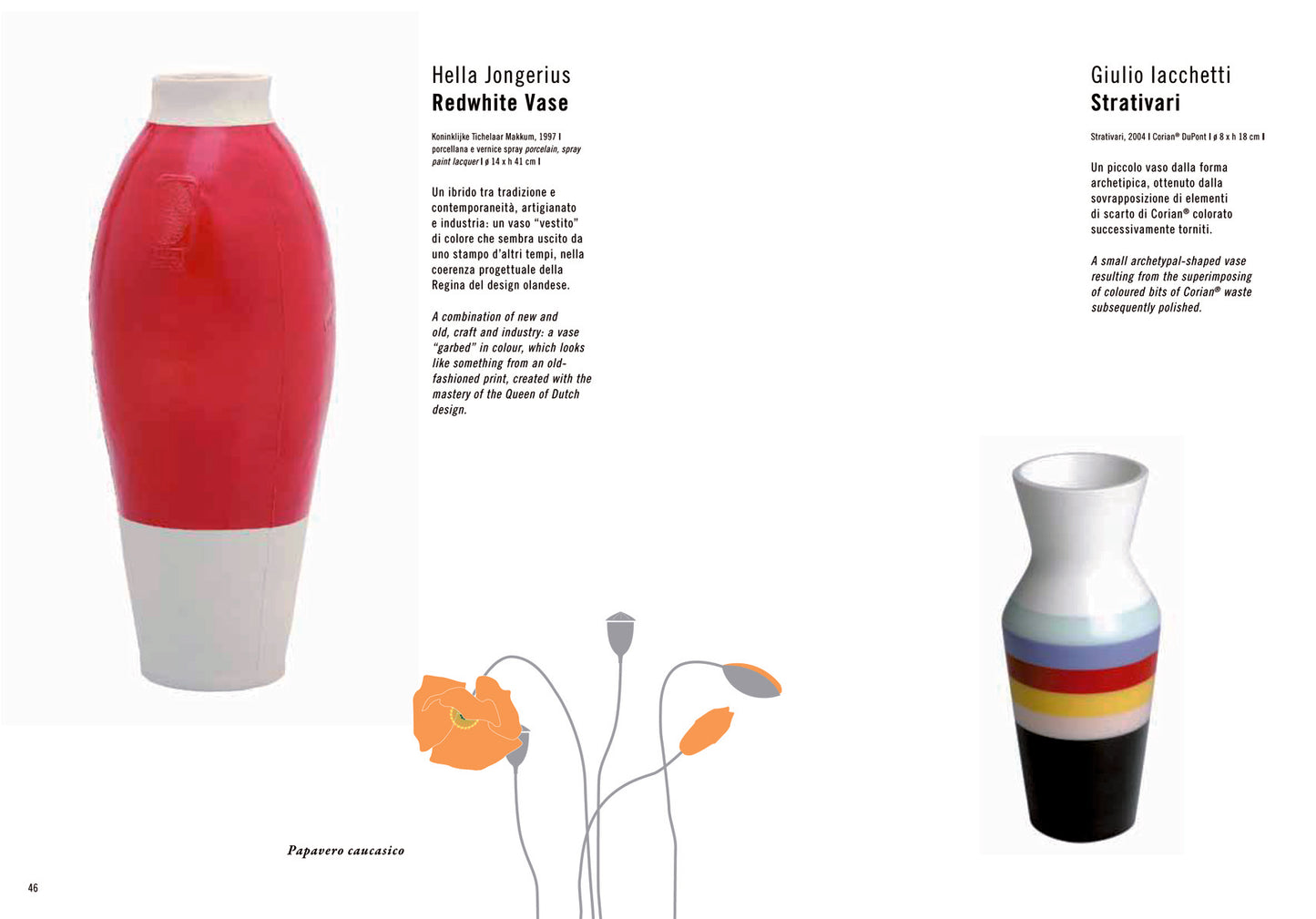 Di vaso in fiore
