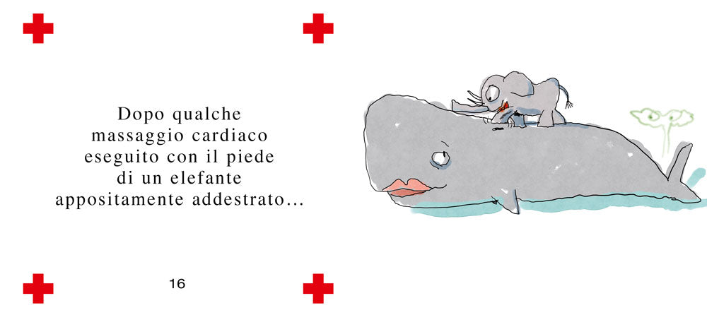 Respirazione bocca a bocca alla balena