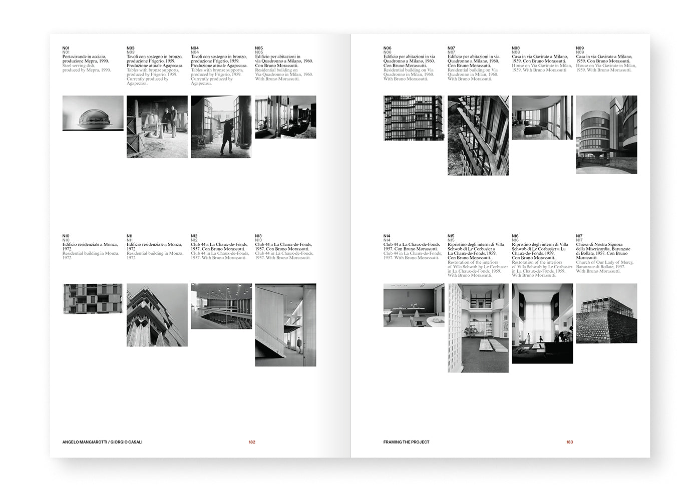 Angelo Mangiarotti / Giorgio Casali. Framing the Project