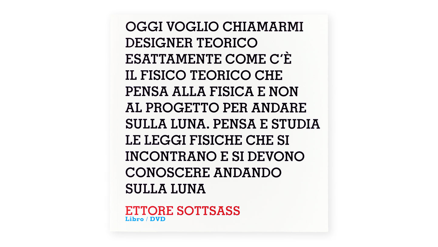 Design interviews 4 Ettore Sottsass