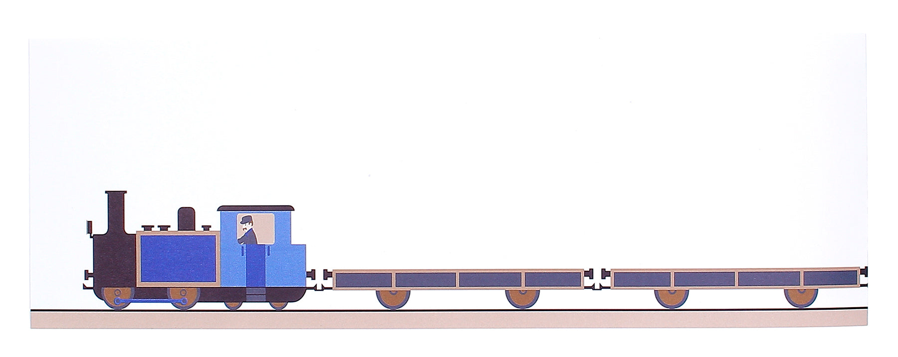 Carte da disegno 2. Un treno carico di
