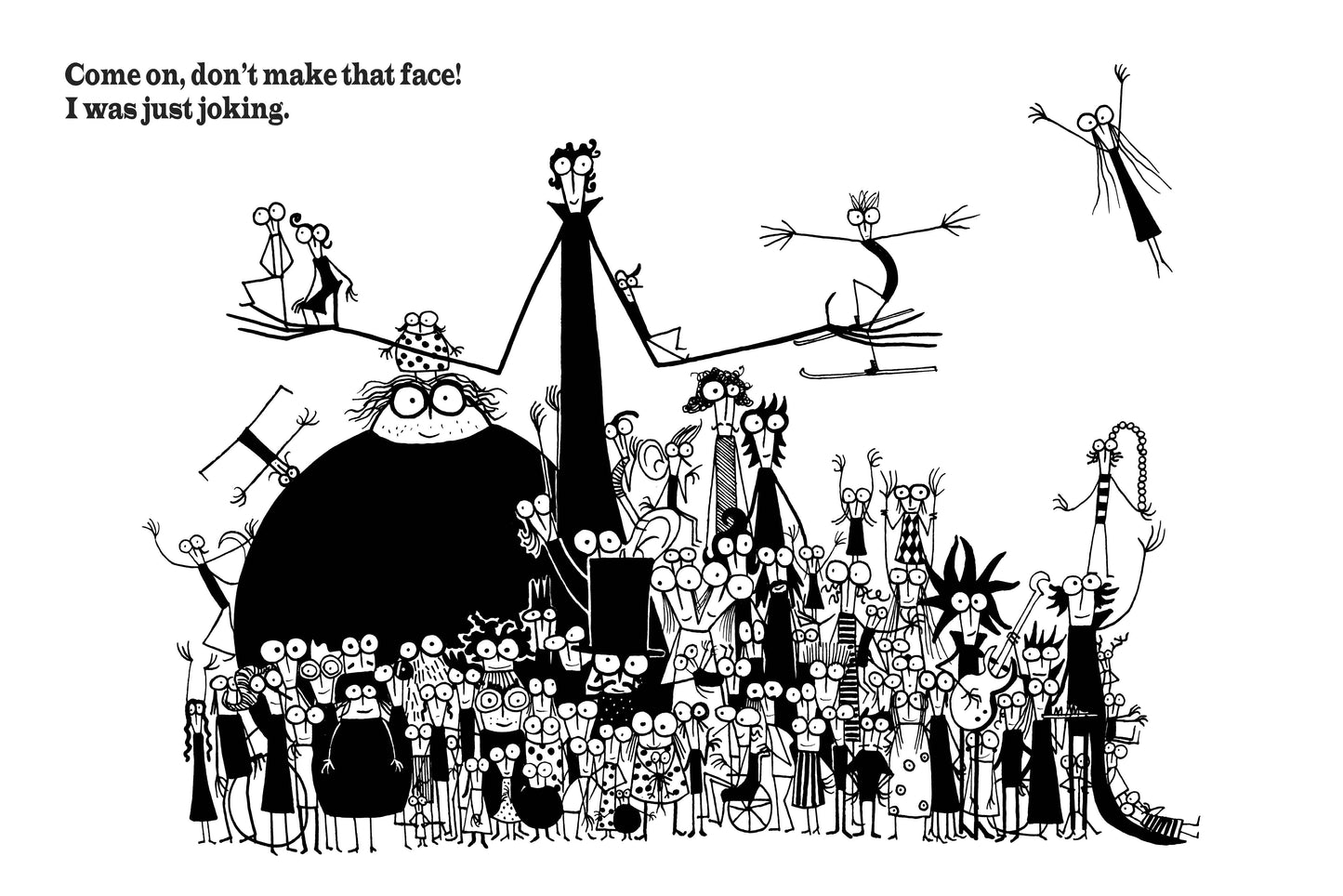 The circus of the dwarf and the bearded lady