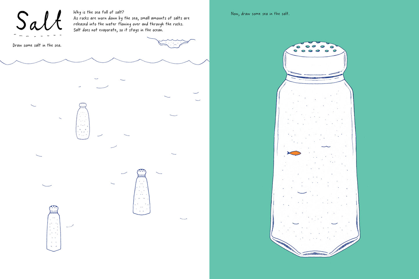 Drawing in the Sea