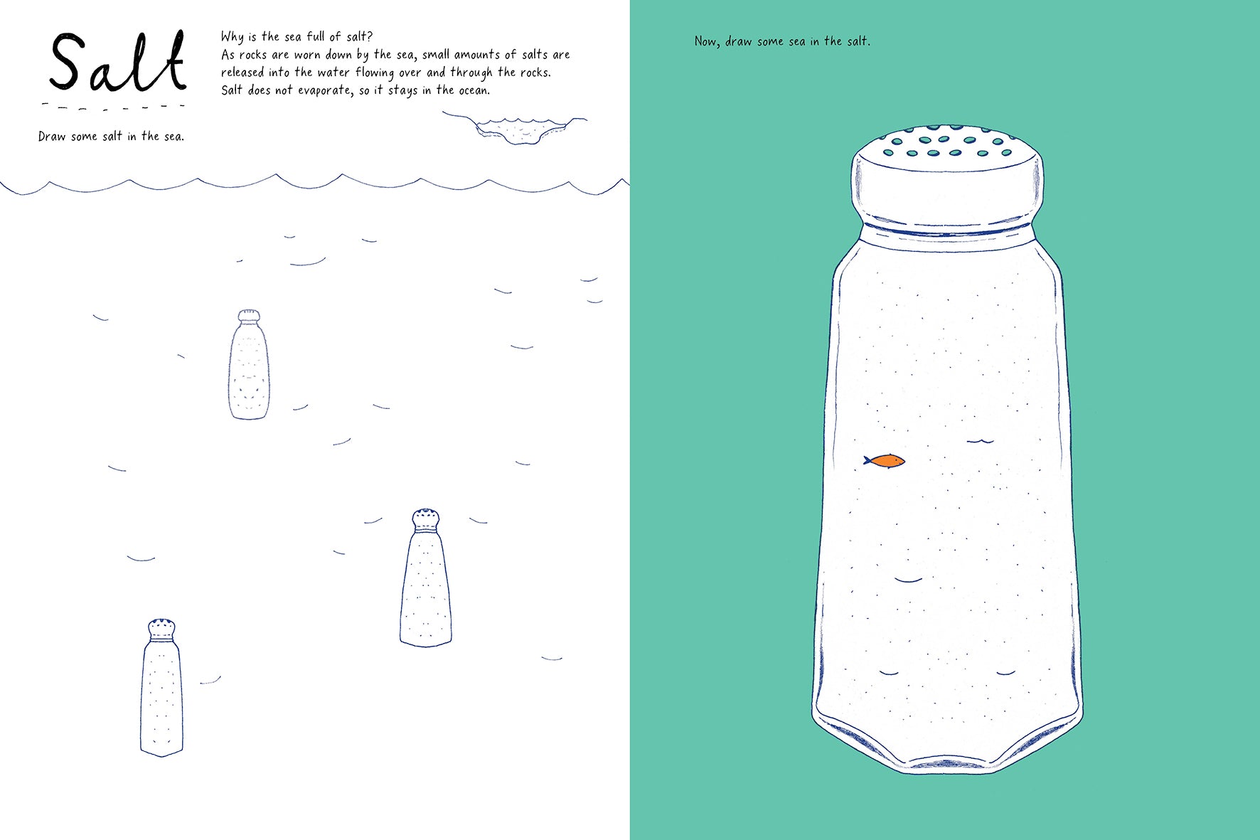 Drawing in the Sea
