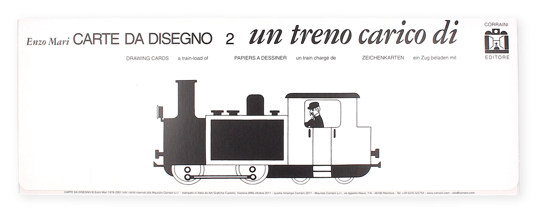 Carte da disegno 2. Un treno carico di