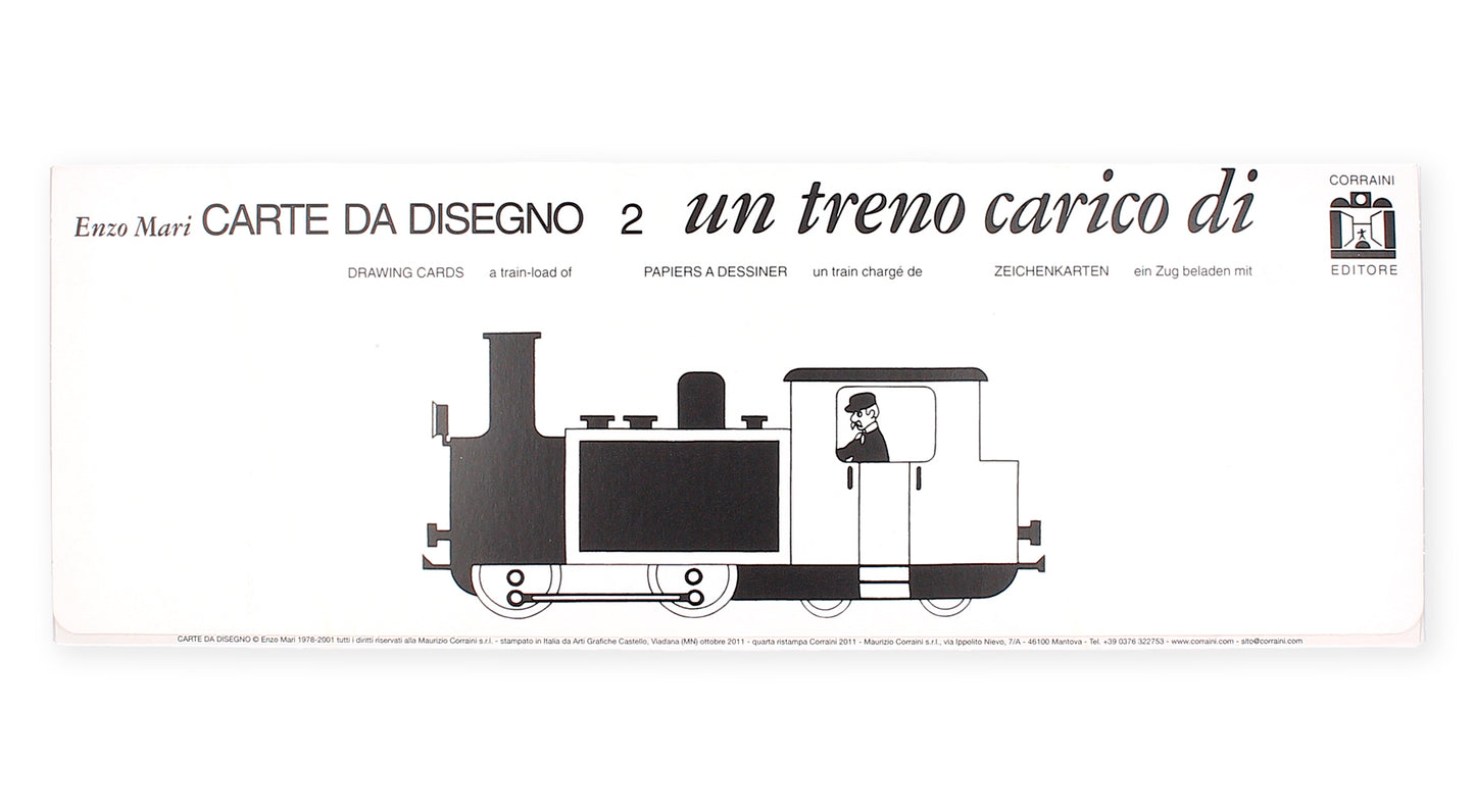 Carte da disegno 2. Un treno carico di