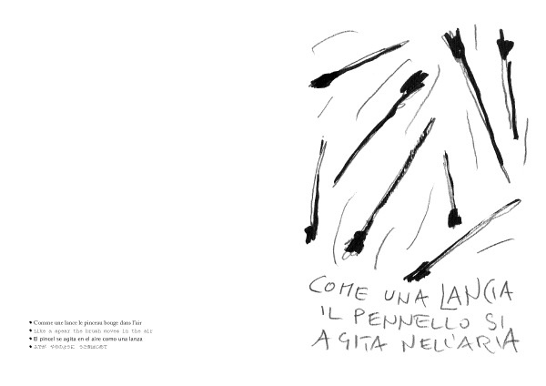 Il punto la linea il gatto