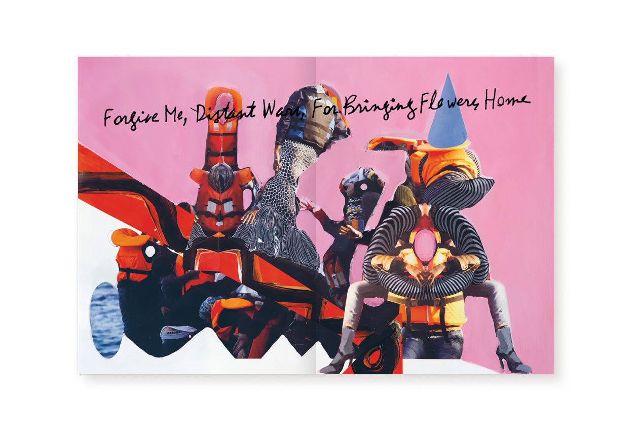 Forgive me, distant wars, for bringing flowers home