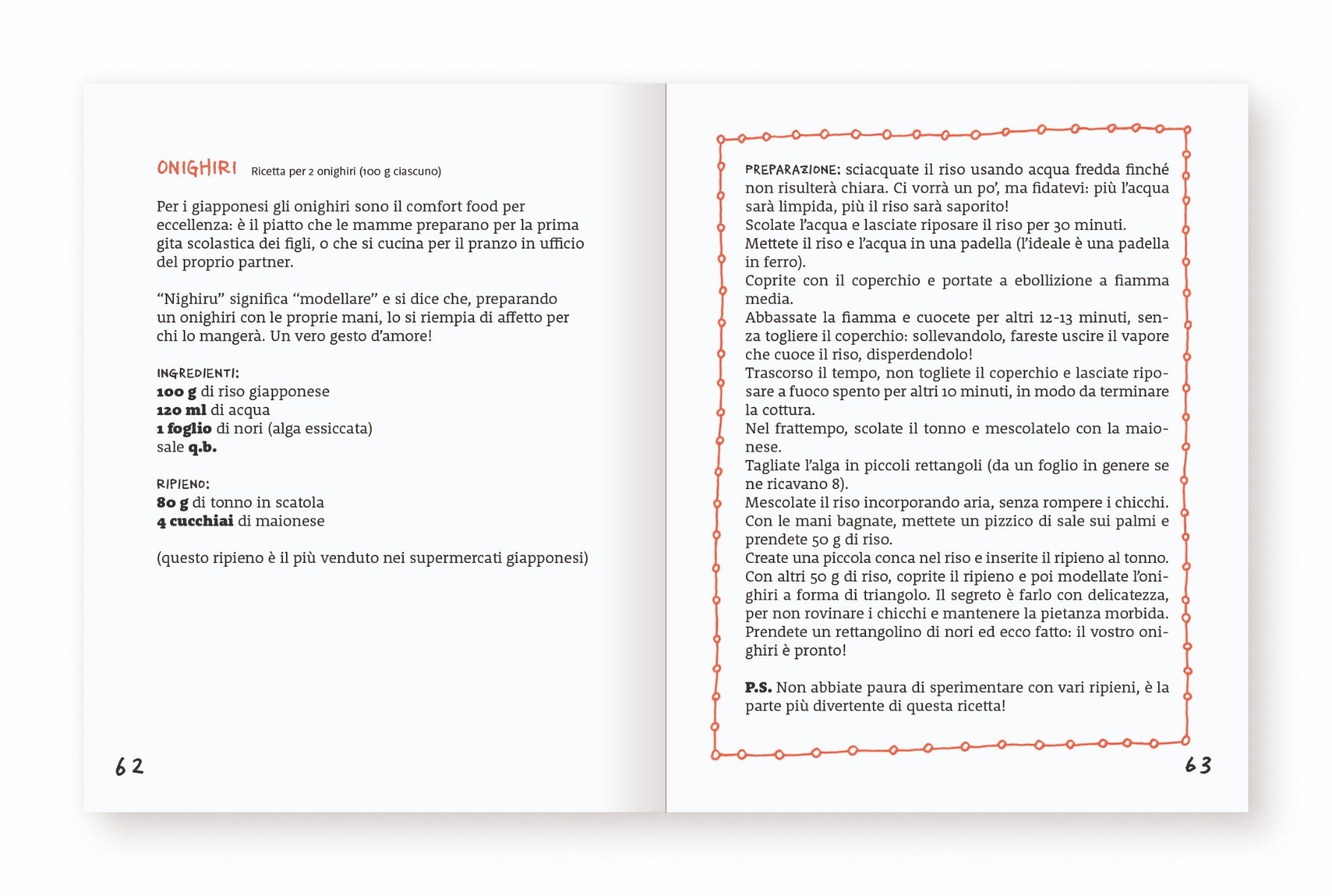 Il menu di Yocci