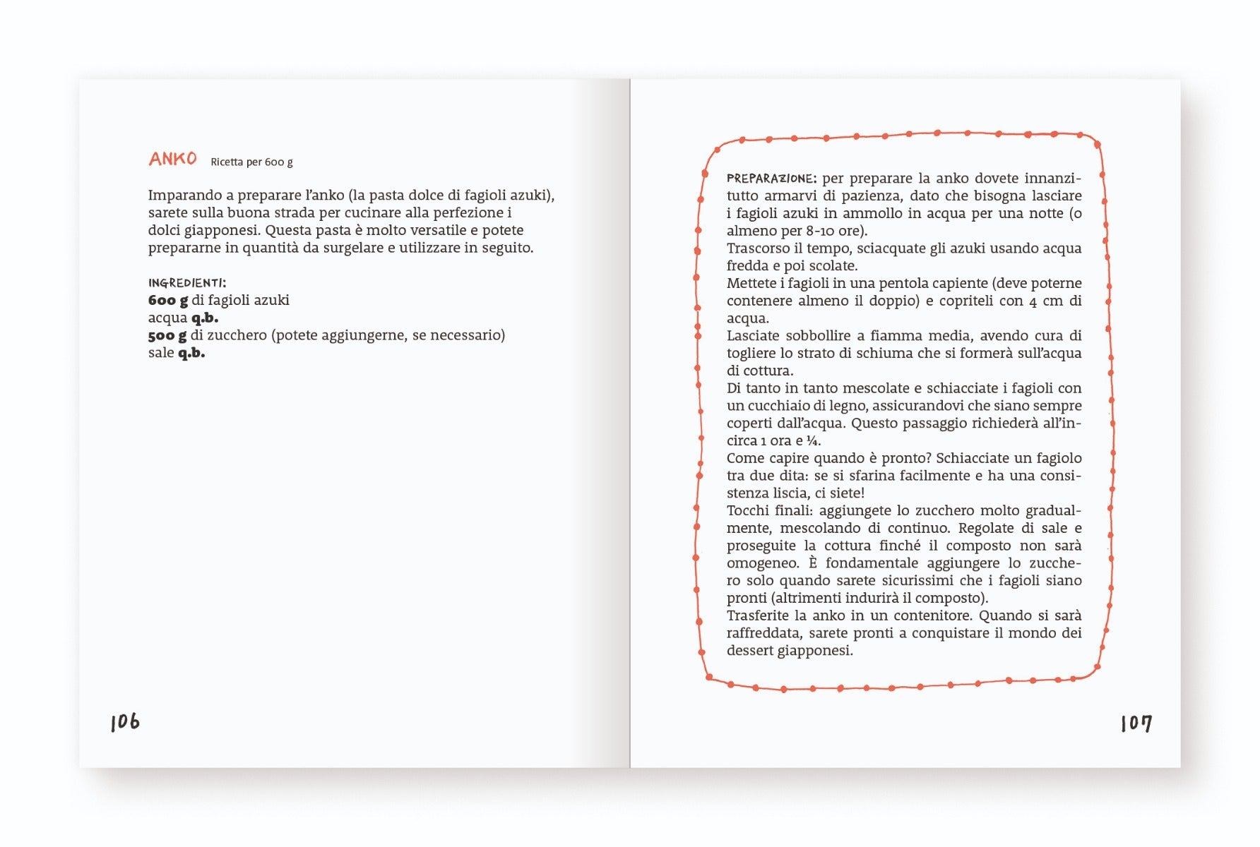 Il menu di Yocci