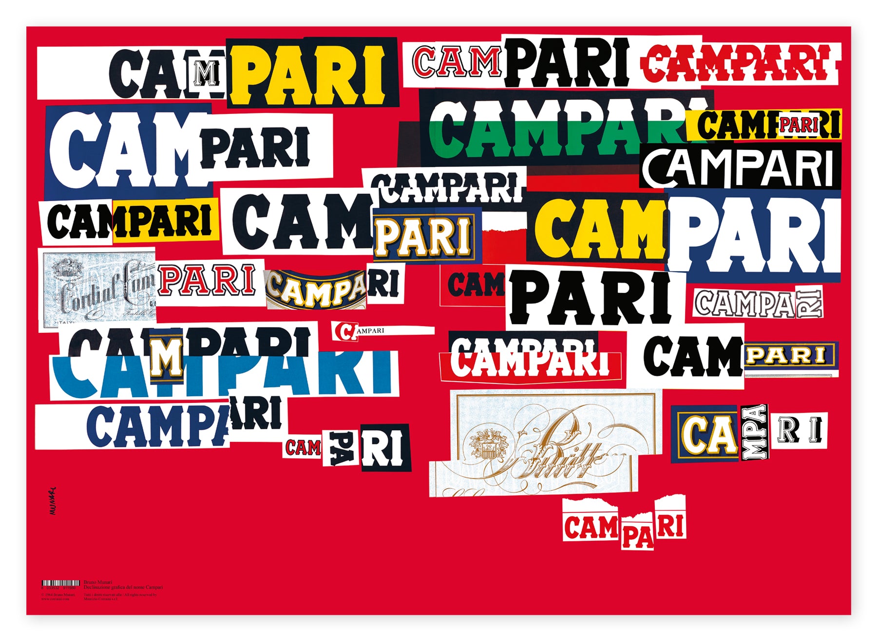 Declinazione grafica del nome Campari