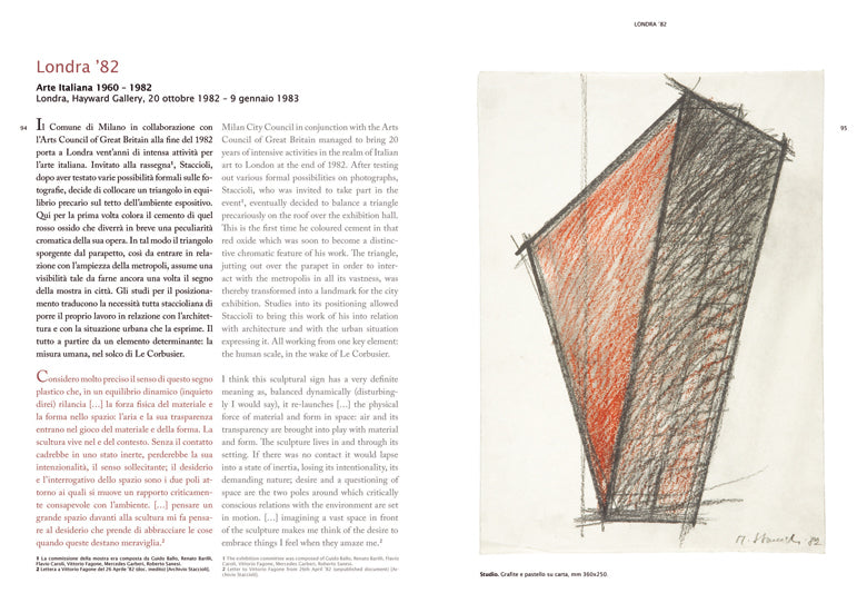 Mauro Staccioli. All'origine del fare