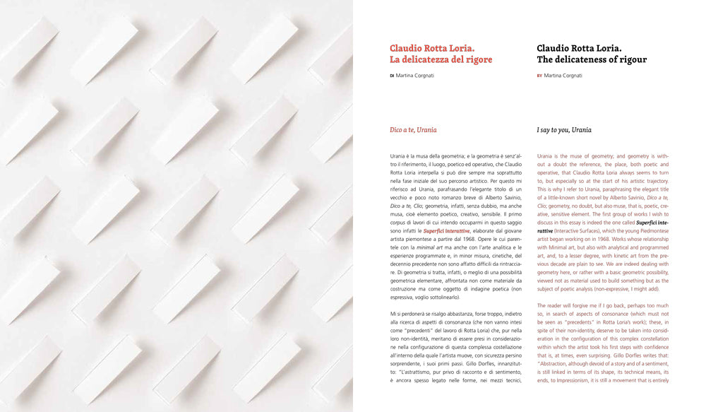 Claudio Rotta Loria. Superfici a interferenza luminosa (1968-1981)
