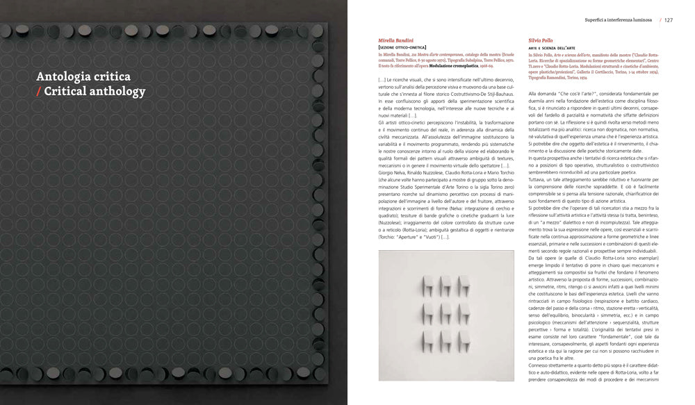 Claudio Rotta Loria. Superfici a interferenza luminosa (1968-1981)