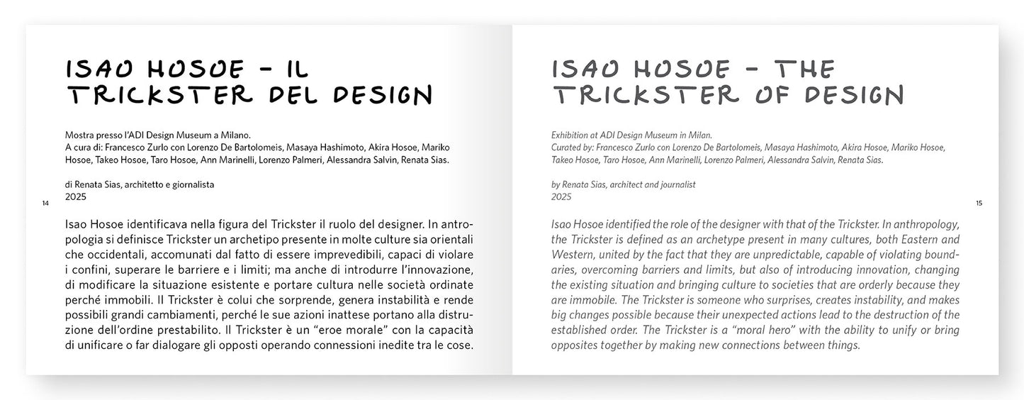 Isao Hosoe. Il trickster del design