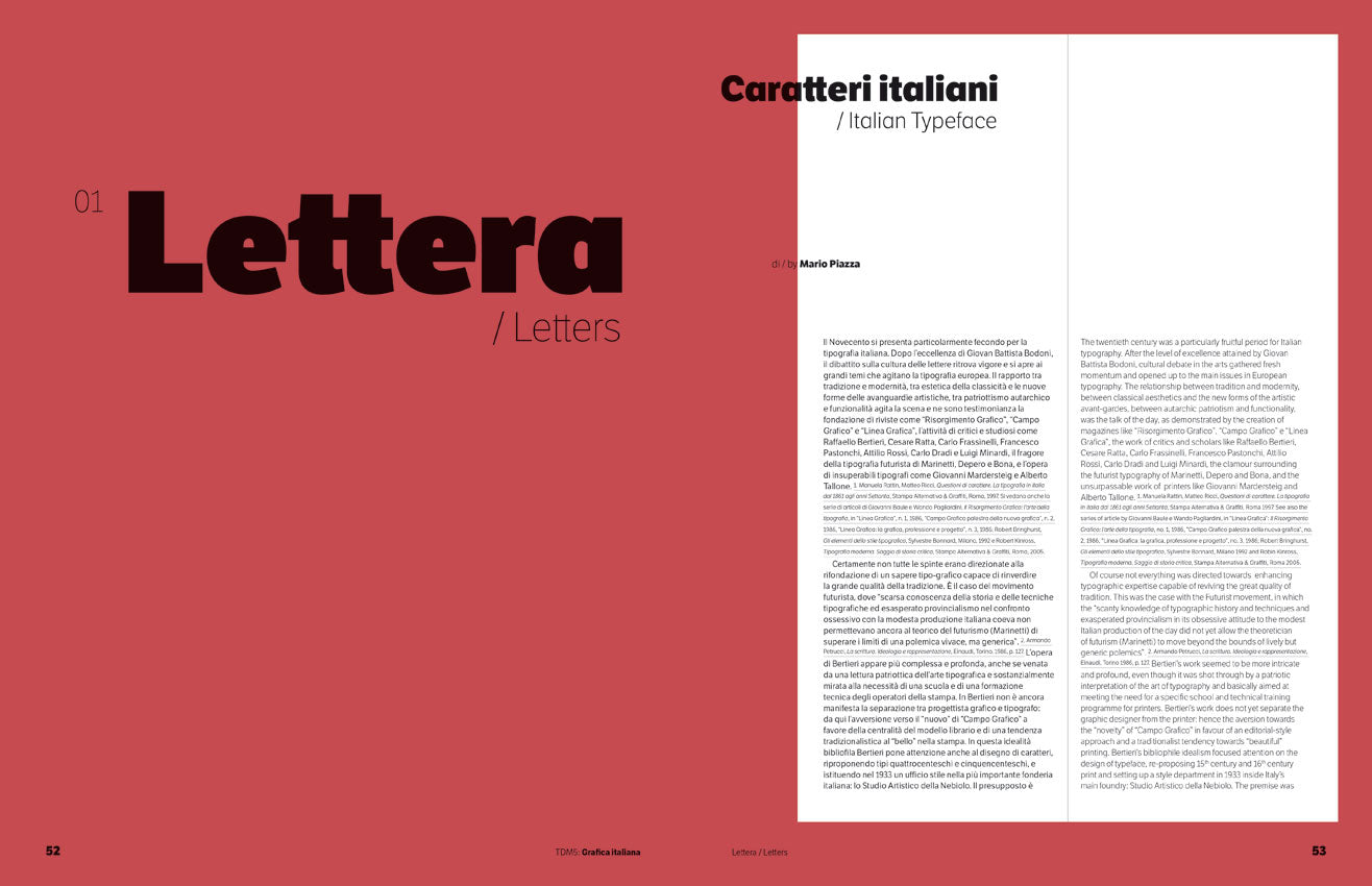 TDM 5: Grafica italiana